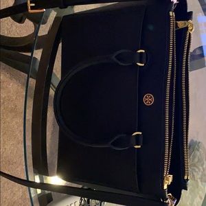 Tory Burch black leather purse